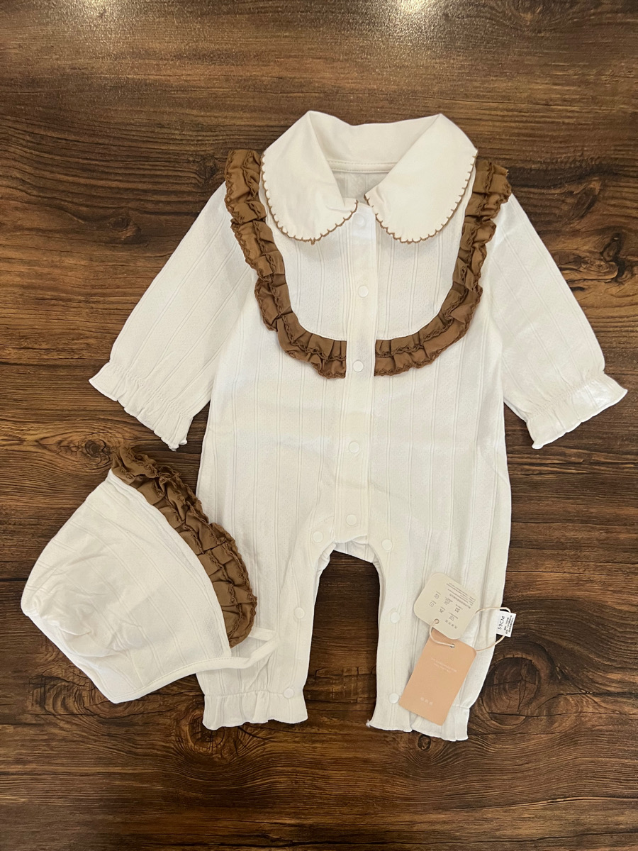 سرهمی و کلاه نوار قهوه ای