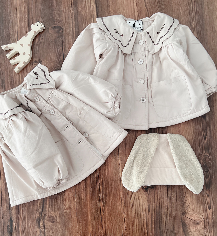 پالتو یقه گلدوزی