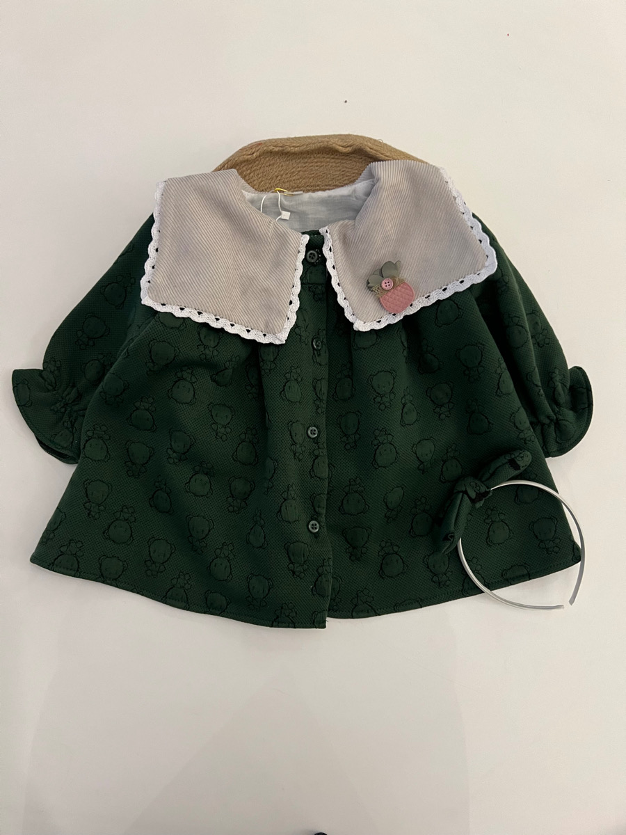 پیراهن سبز ملوانی خرسی