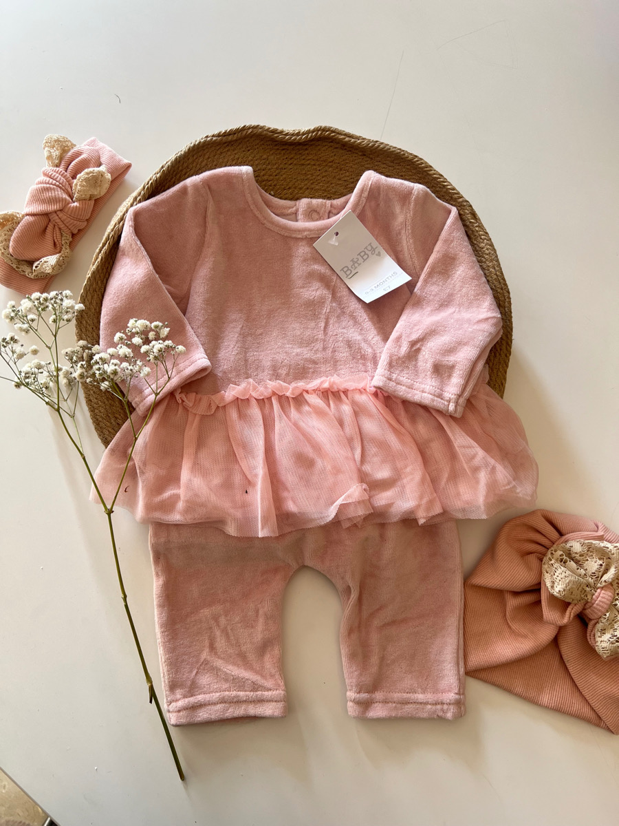 ست مخمل صورتی وارداتی