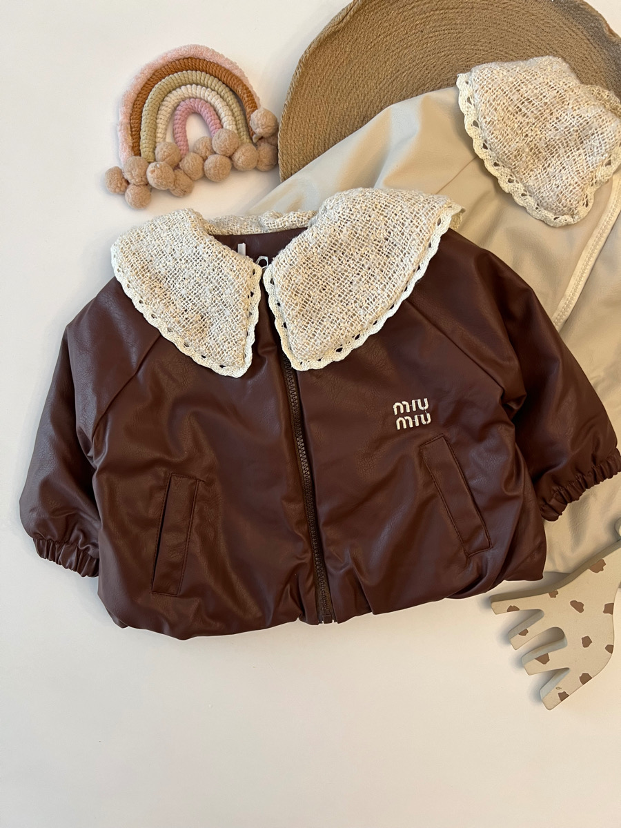 کاپشن  miu  قهوه ای