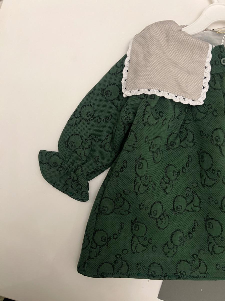 پیراهن سبز+تل