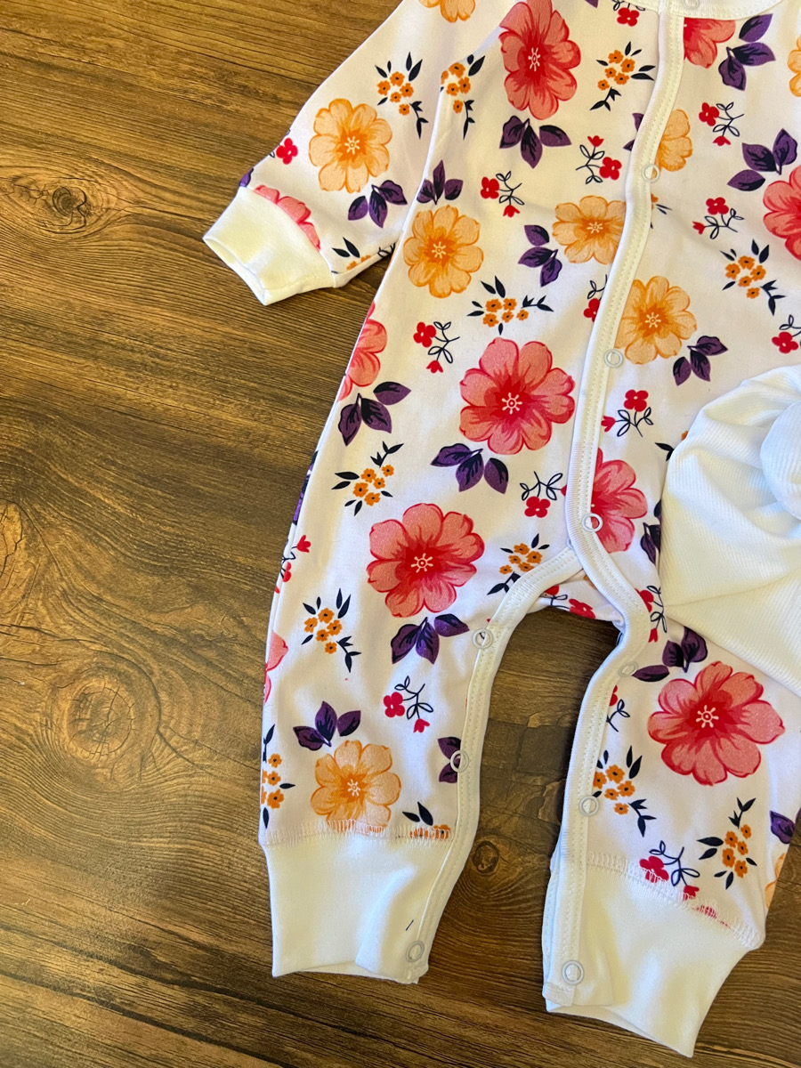 سرهمی گلدار پنبه