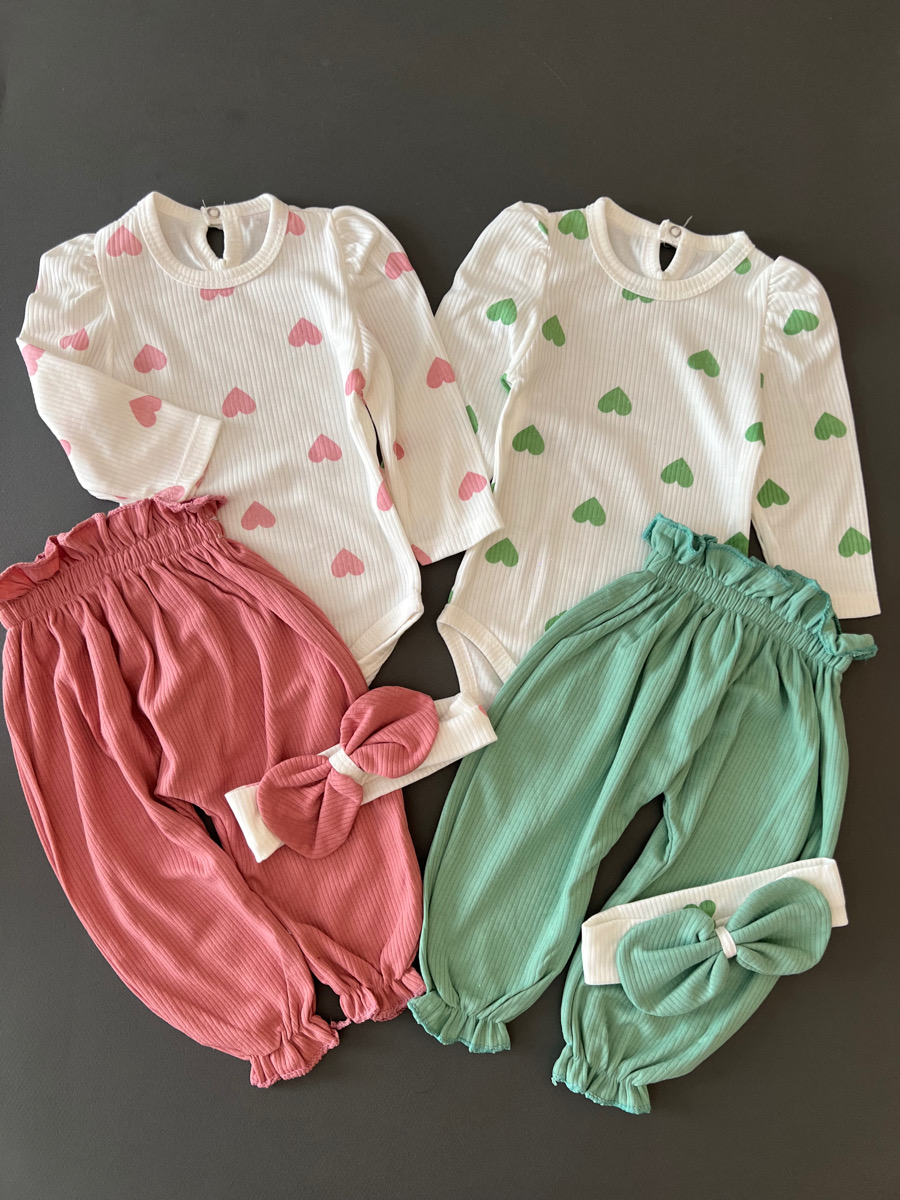 سه تیکه قلب پنبه