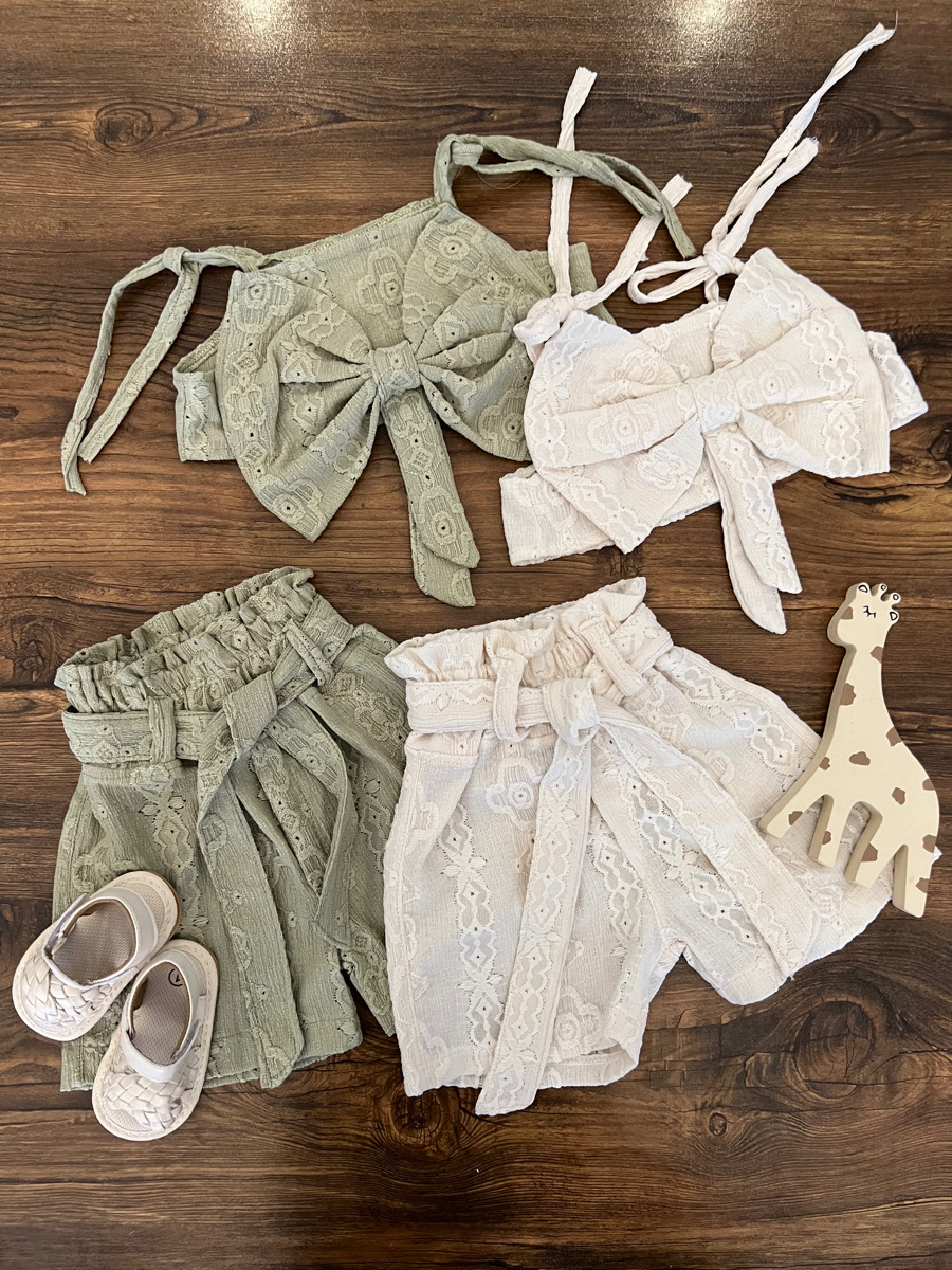 کراپ و شلوارک فانتزی