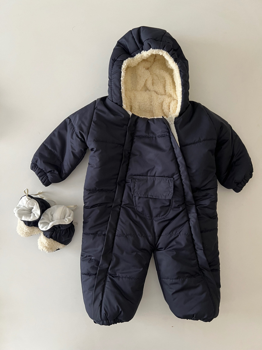 سرهمی کاپشن سرمه ای