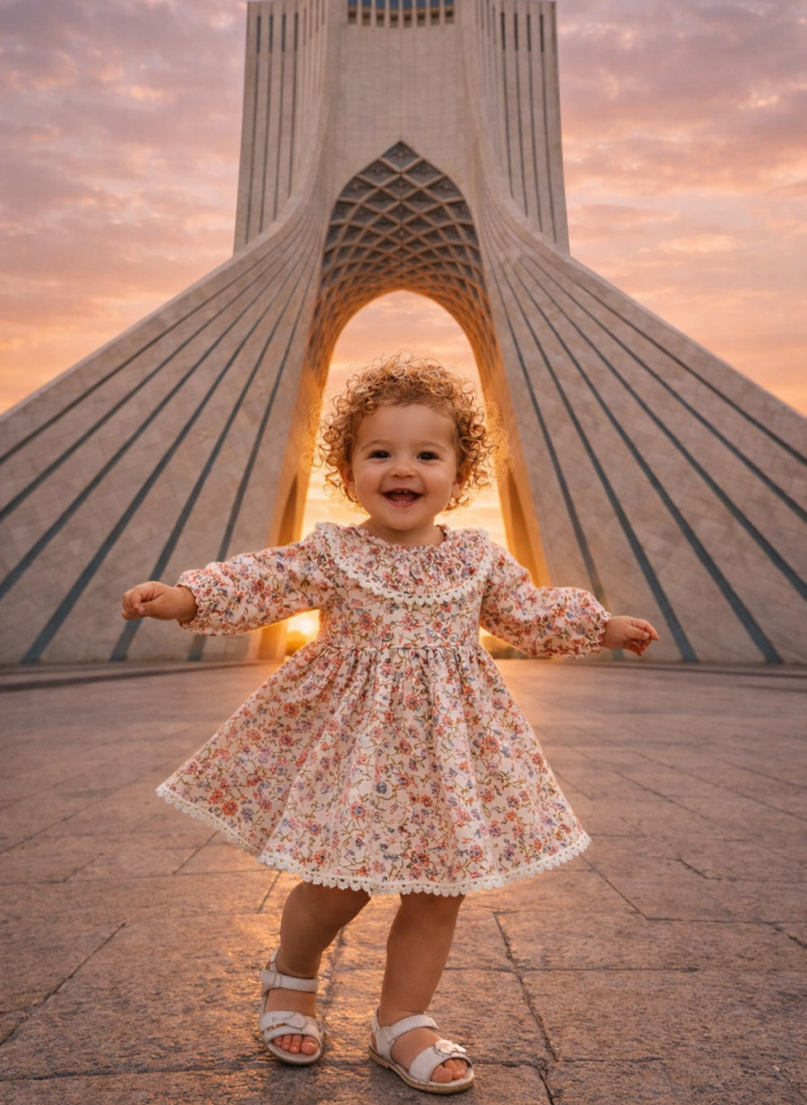 پیراهن گل انگلیسی