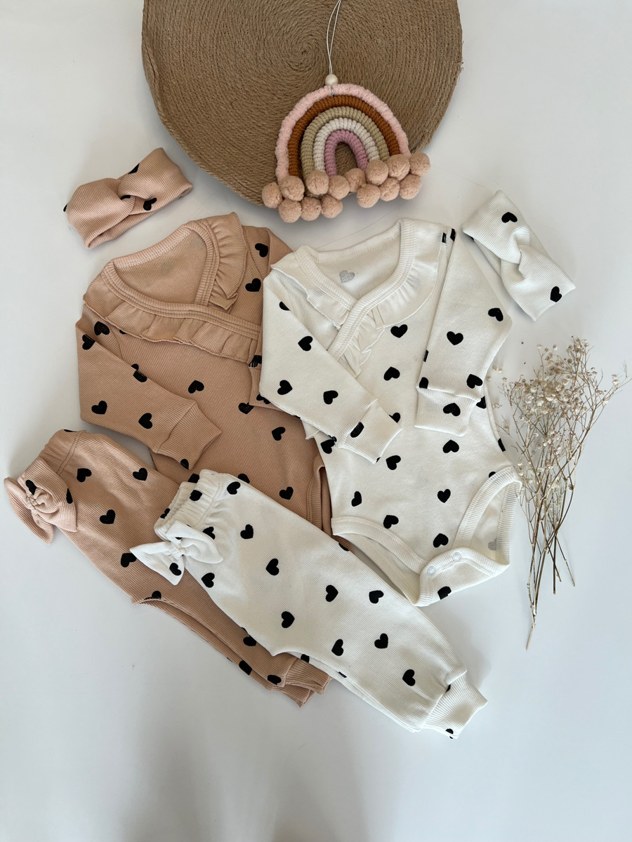 ست سه تیکه قلبی